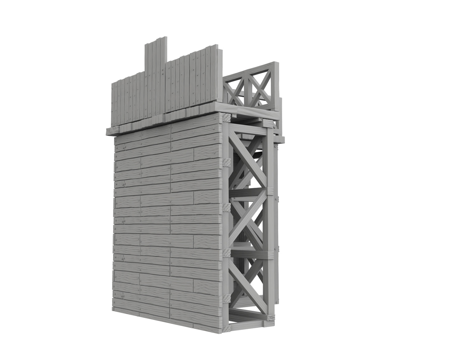 Angle de Mur en Bois - 10-ROME01 Camp Romain
