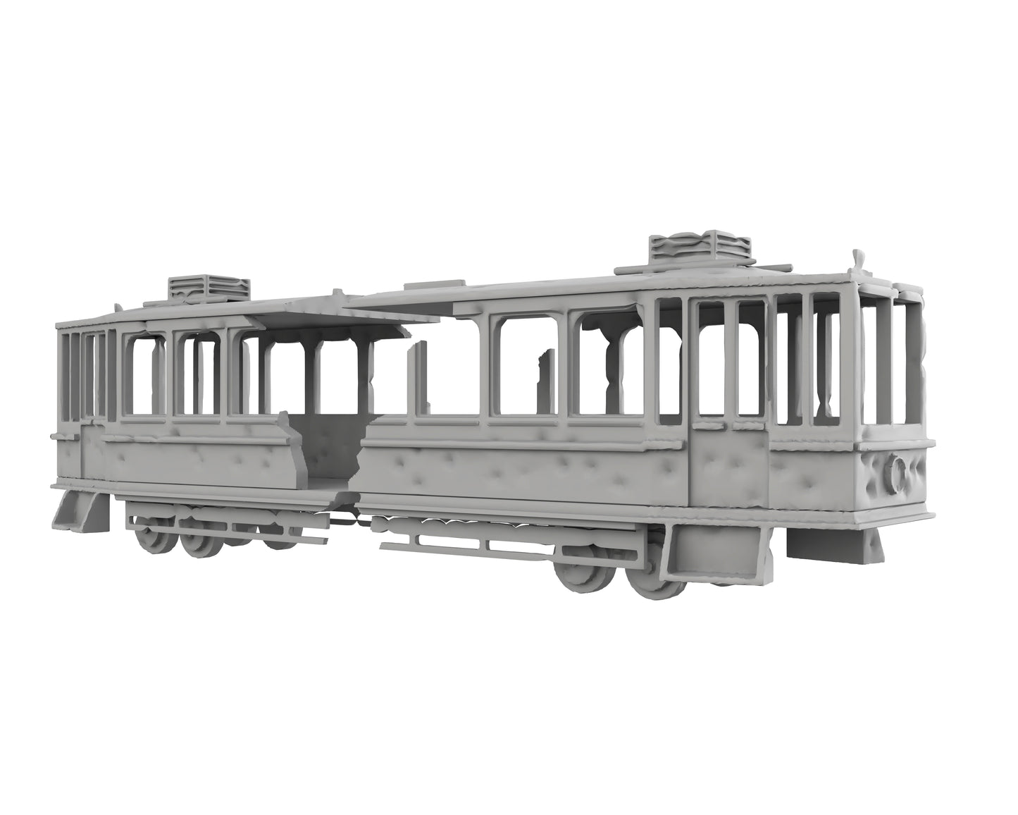 Tramway Détruit - 51-WWIIED01