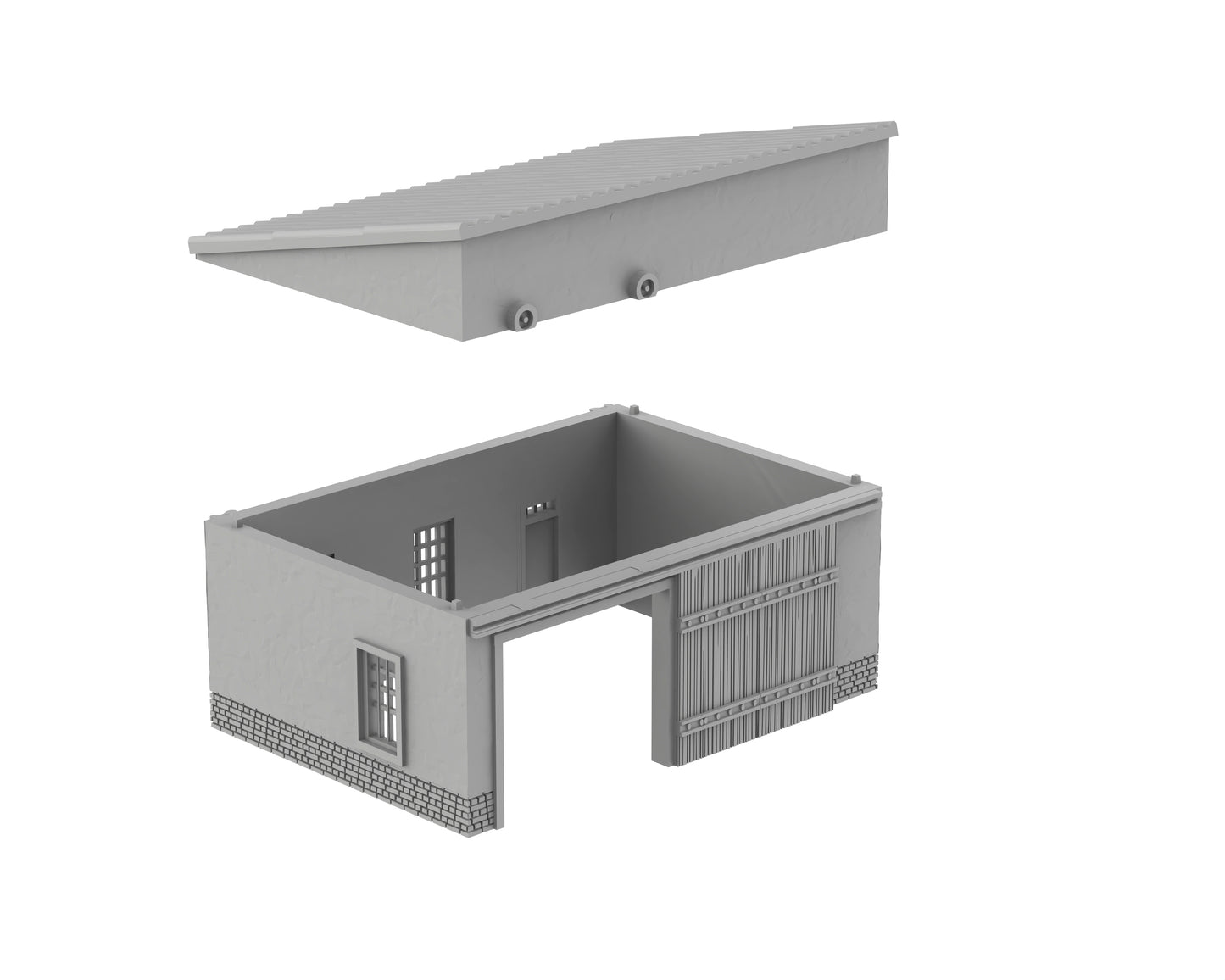 Caserne militaire - Abri pour véhicules - 01-WWIIED06