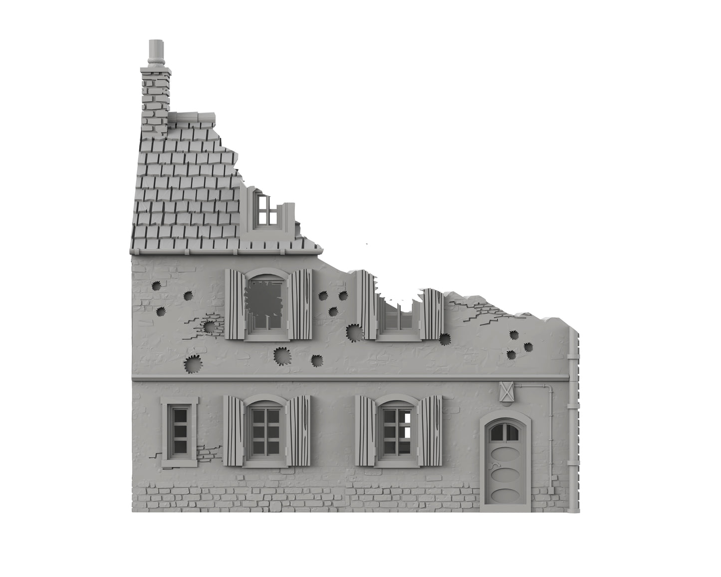 Maison du Village Détruite - 60-NORDV02