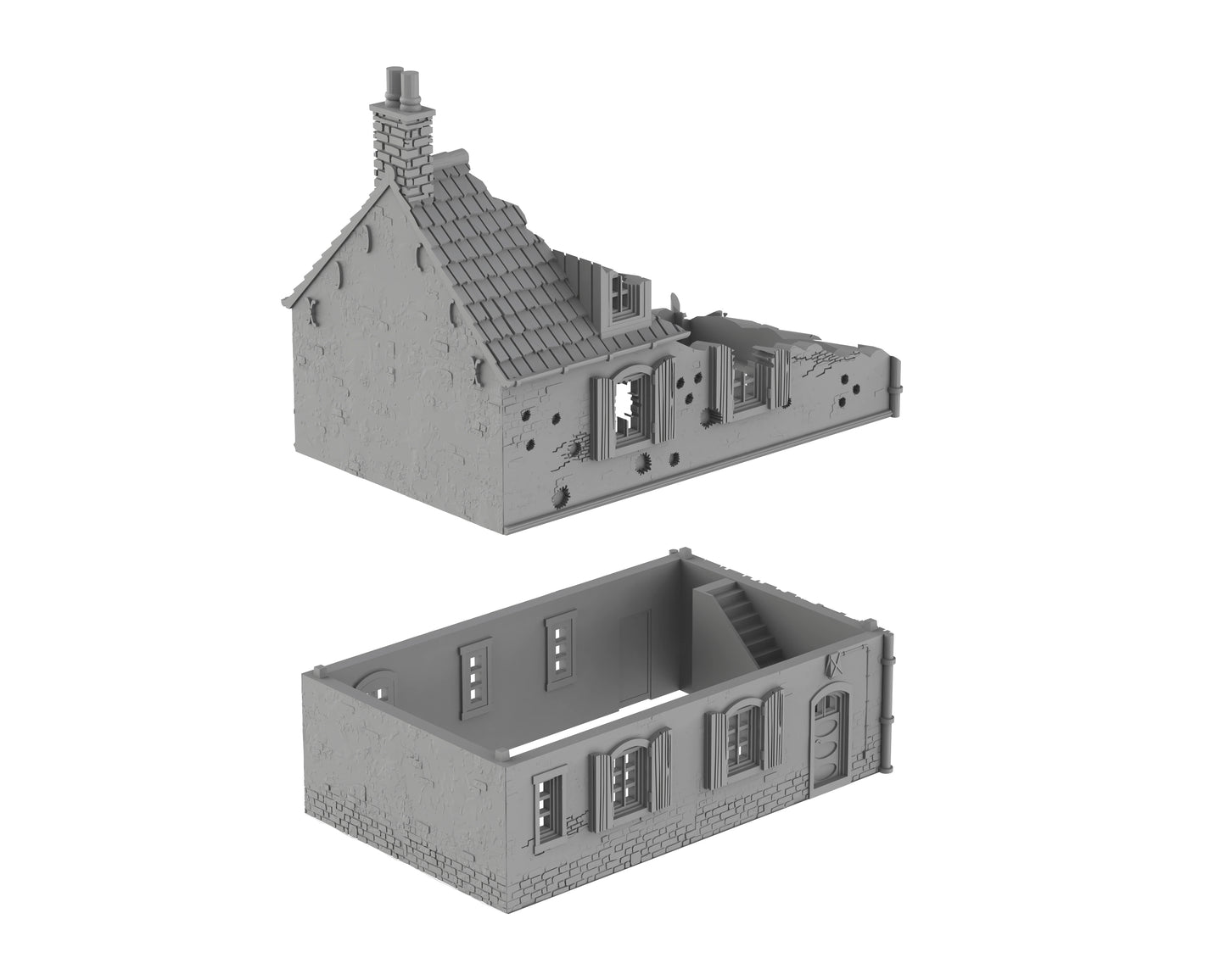Maison du Village Détruite - 60-NORDV02