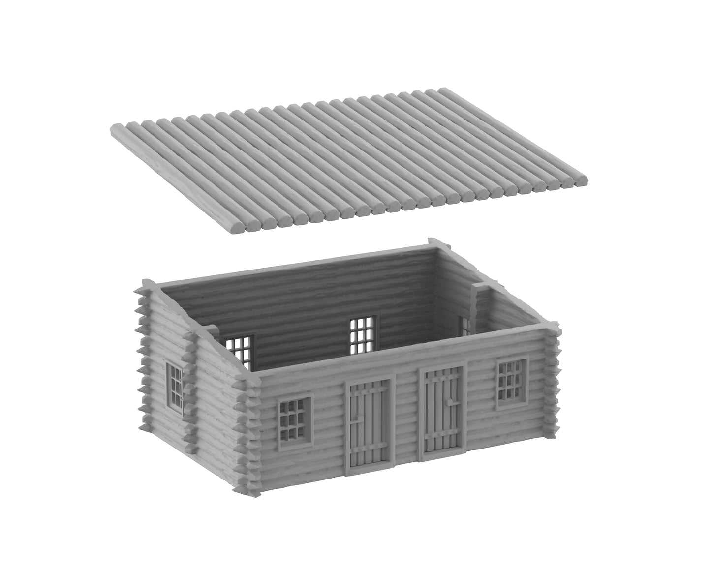 Barracks - US Frontier Fort - 19-USAED02