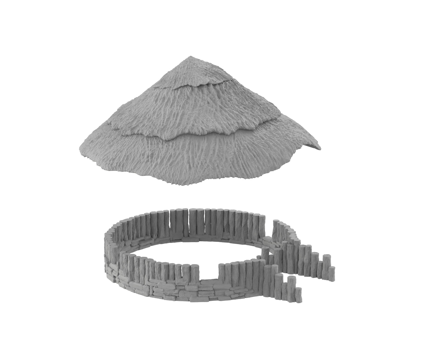 Hutte Celte D - 07-CELTE01