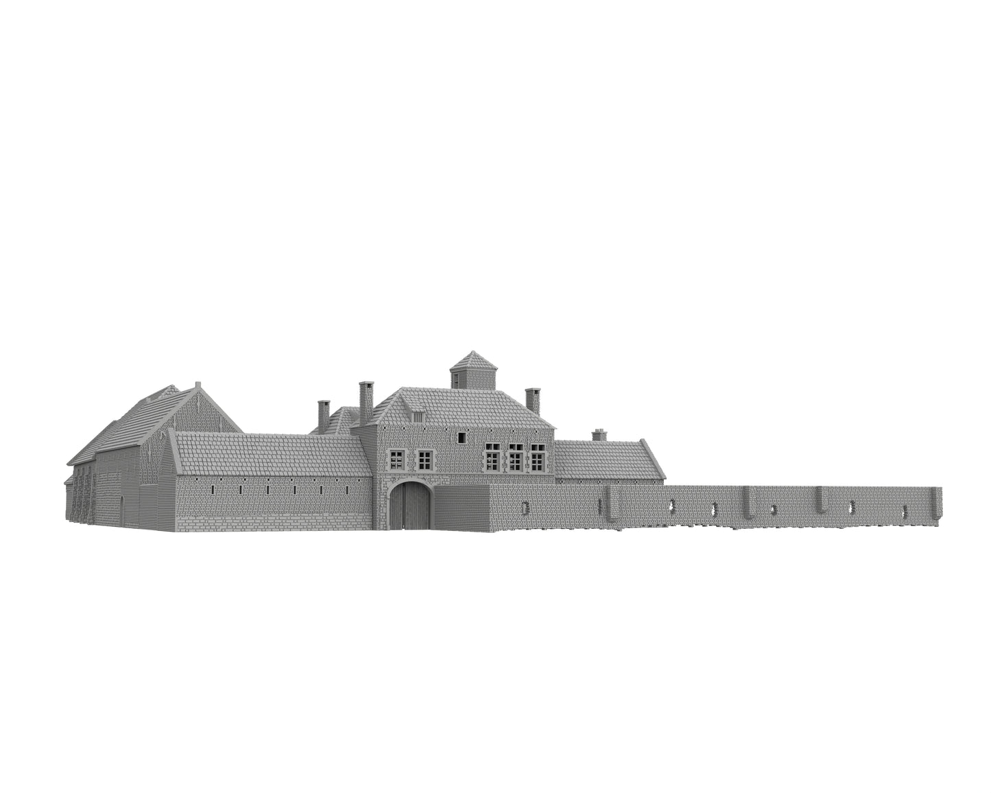 Ferme d'Hougoumont - Bataille de Waterloo - Nap01