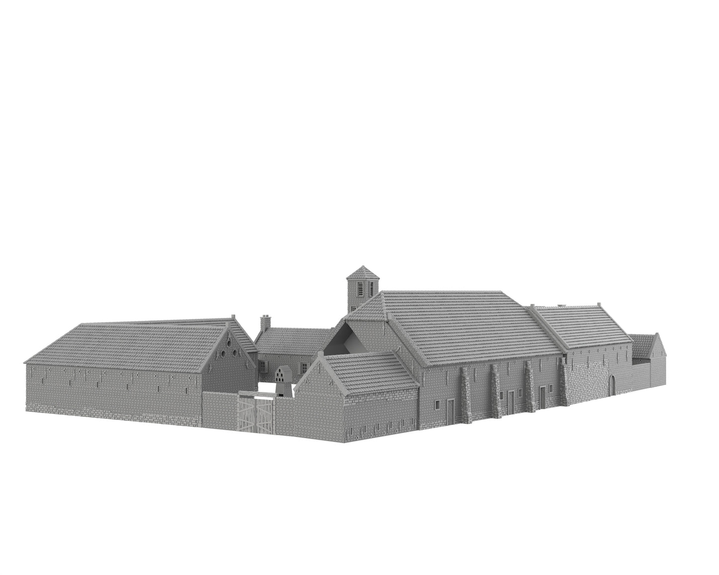 Ferme d'Hougoumont - Bataille de Waterloo - Nap01