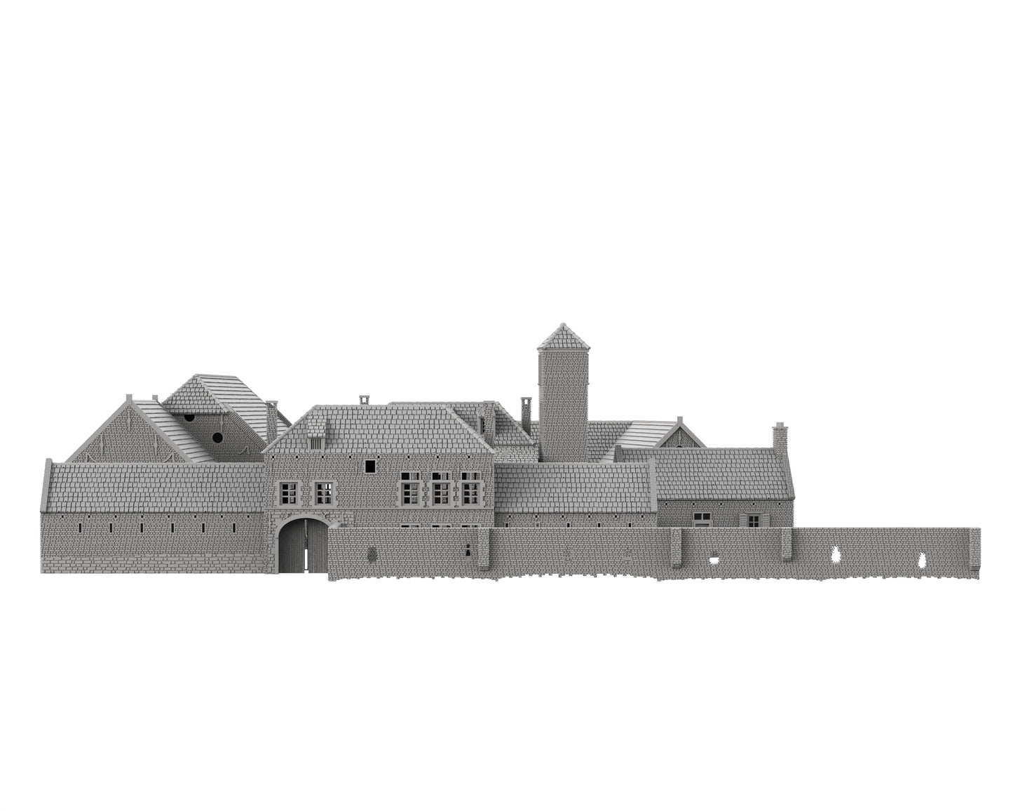 Ferme d'Hougoumont - Bataille de Waterloo - Nap01