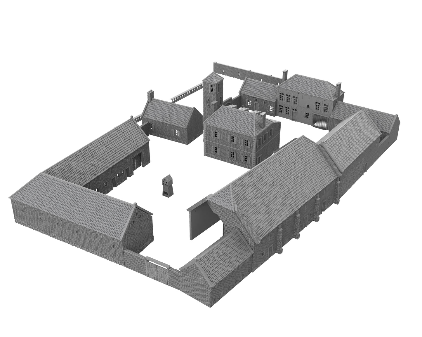 Ferme d'Hougoumont - Bataille de Waterloo - Nap01