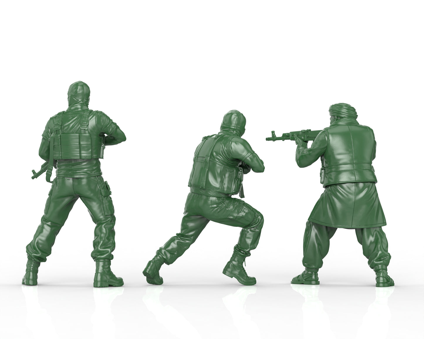 Insurgents With AK Set 02 (3 figurines) - GOMW-025