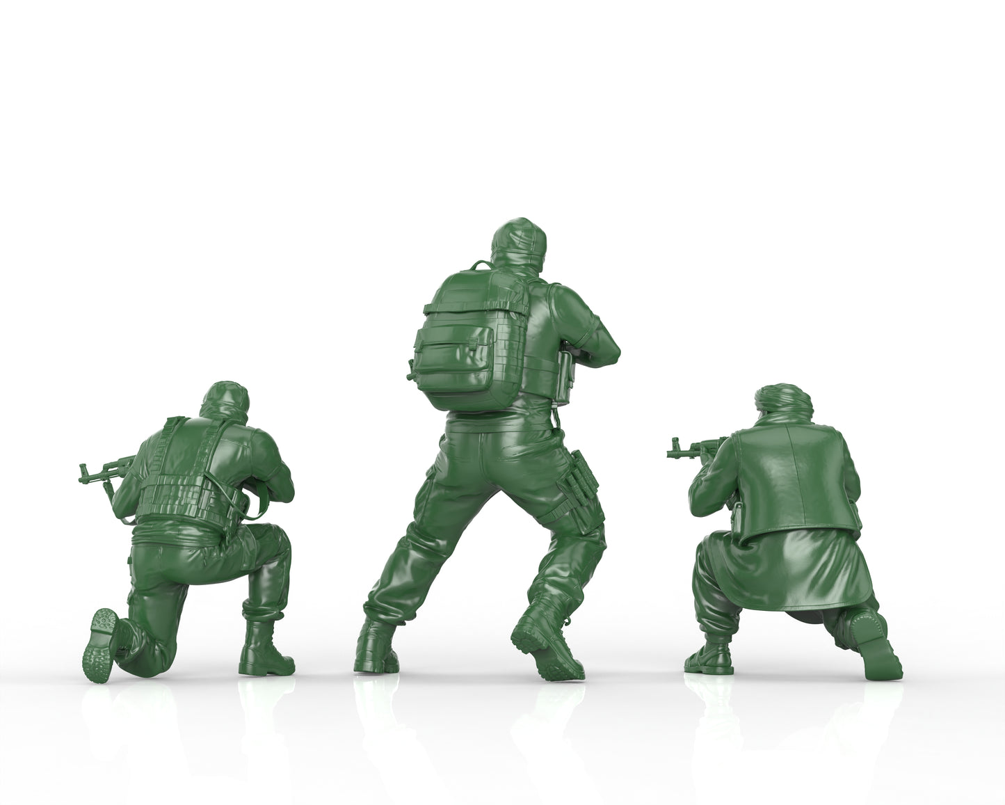 Insurgents With AK Set 03 (3 figurines) - GOMW-026