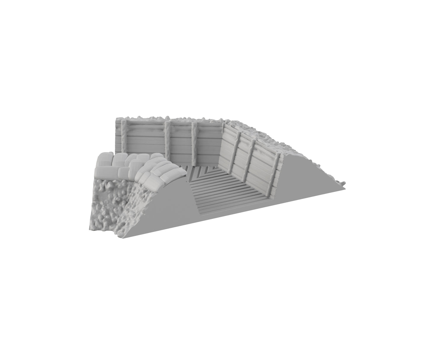 Tranchée Modulaire - Angle 27,5° B - 69-WWIIED03
