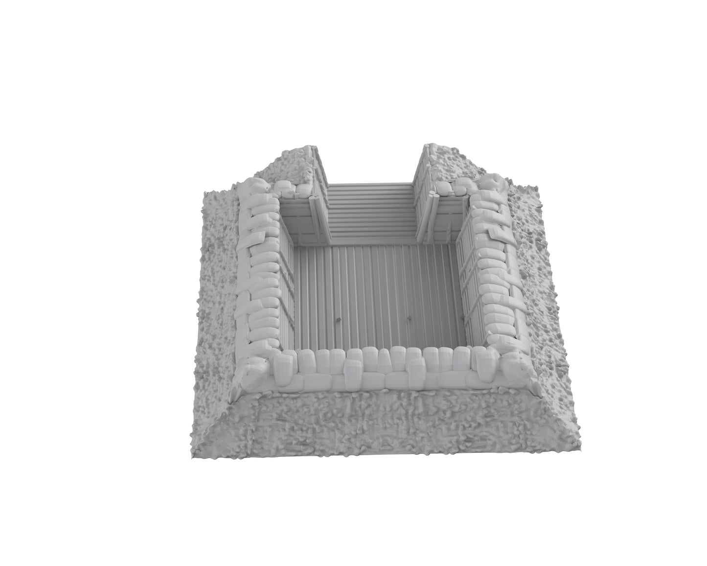 Tranchée Modulaire - Position d'artillerie - 72-WWIIED03