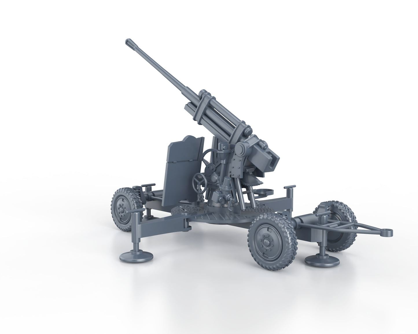 K-52 Anti-Aircraft (deployed - with shield)