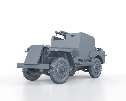 JEEP WILLYS ARMORED with twin BAZOOKA