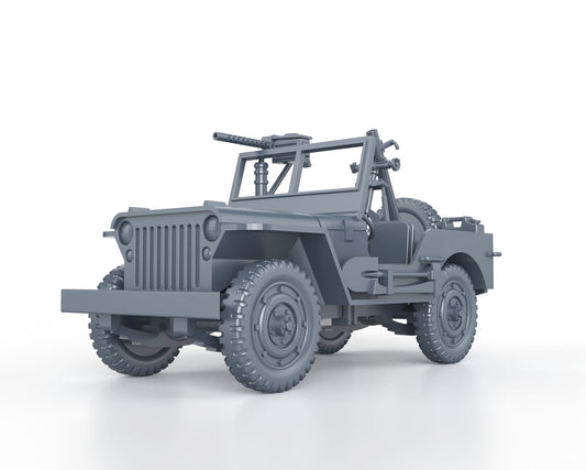 JEEP WILLYS with MORTAR