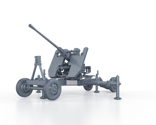 BOFORS 40MM Wz36 AA GUN FIRING