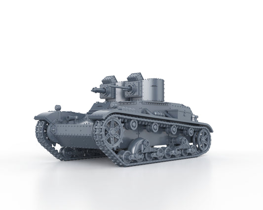 LIGHT TANK 7TP TWIN TURRETS