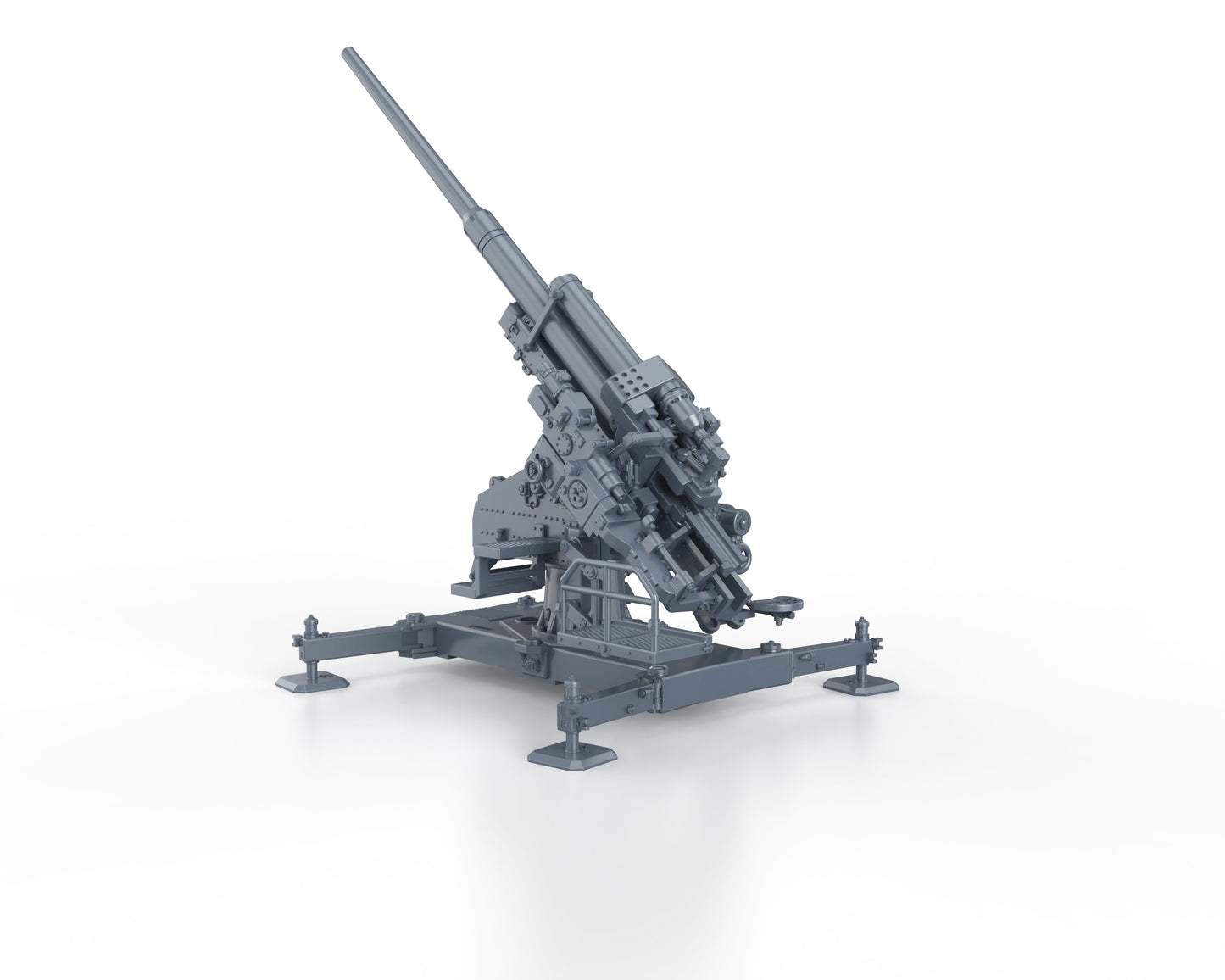 12,8CM FLAK 40 (firing)
