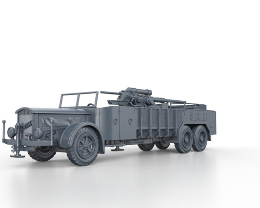 VOMAG 7 OR 660 with 8,8cm Flak (road)