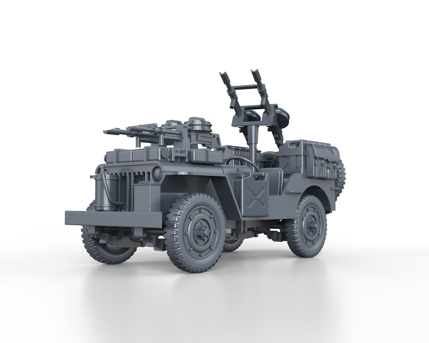 SAS JEEP With TWIN VICKERS MG