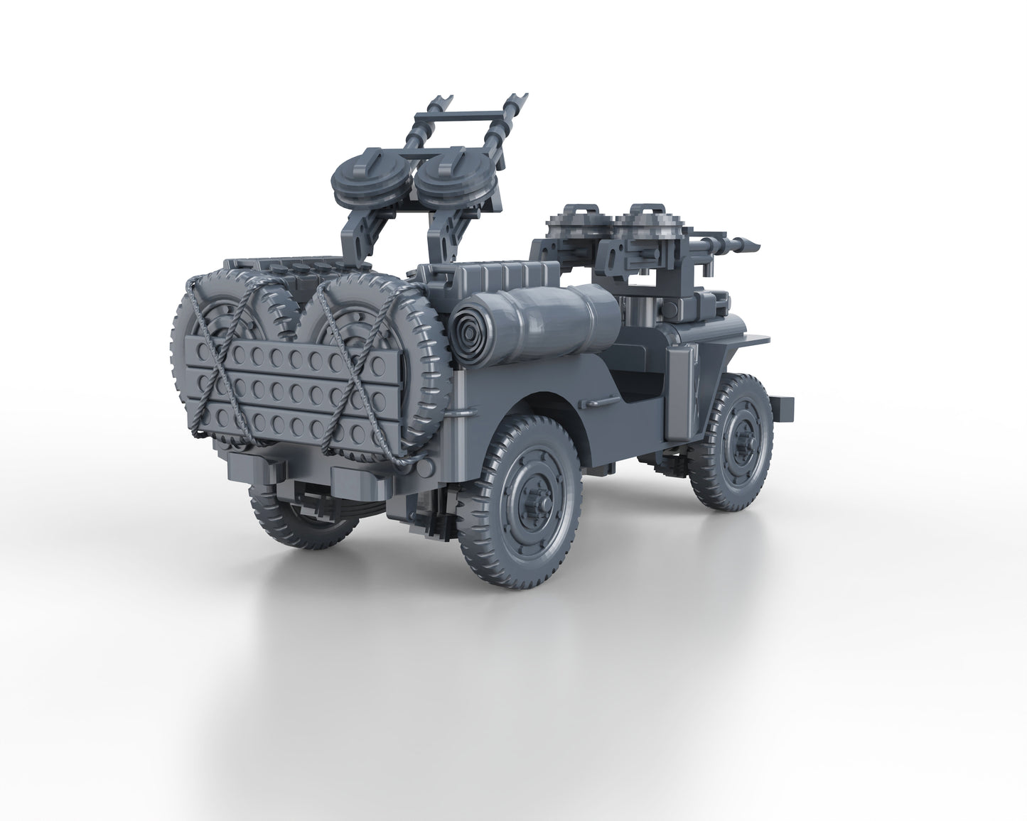 SAS JEEP With TWIN VICKERS MG