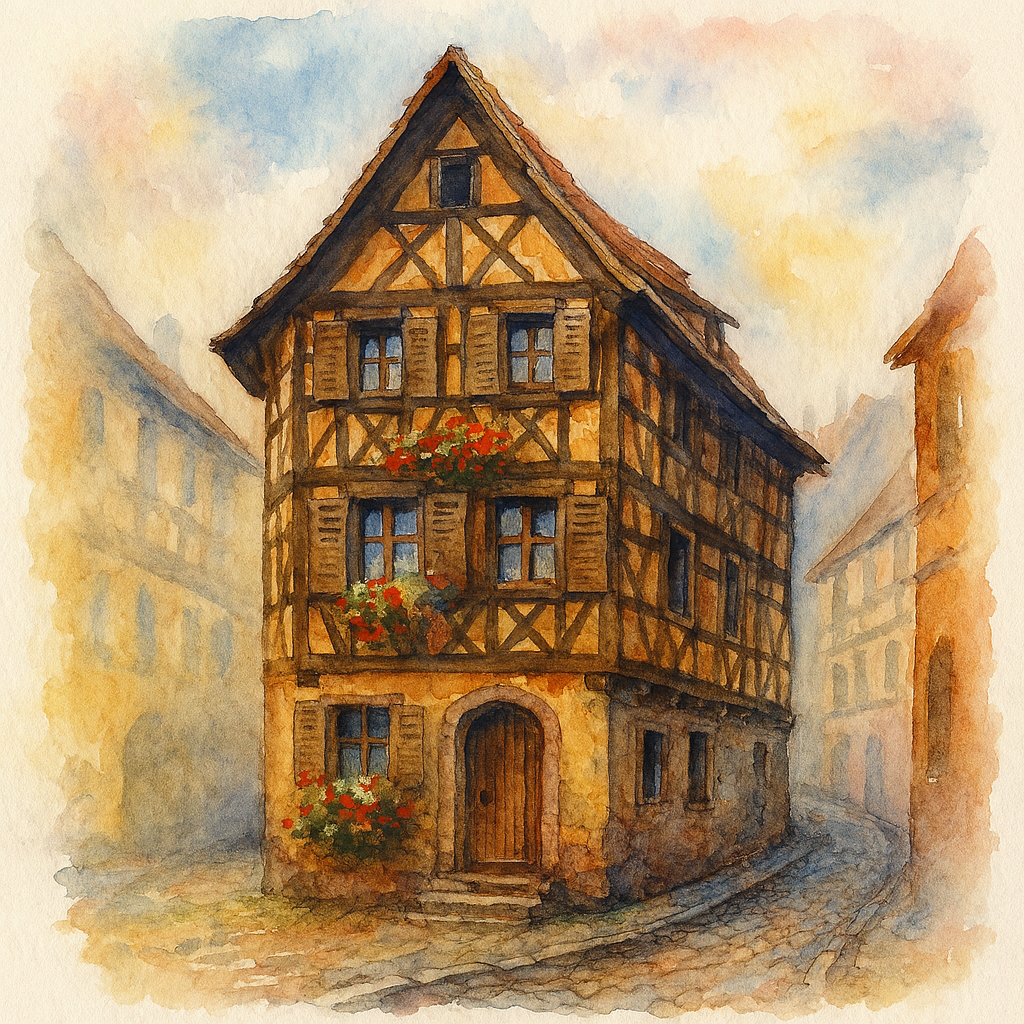 Bâtiments à Colombages