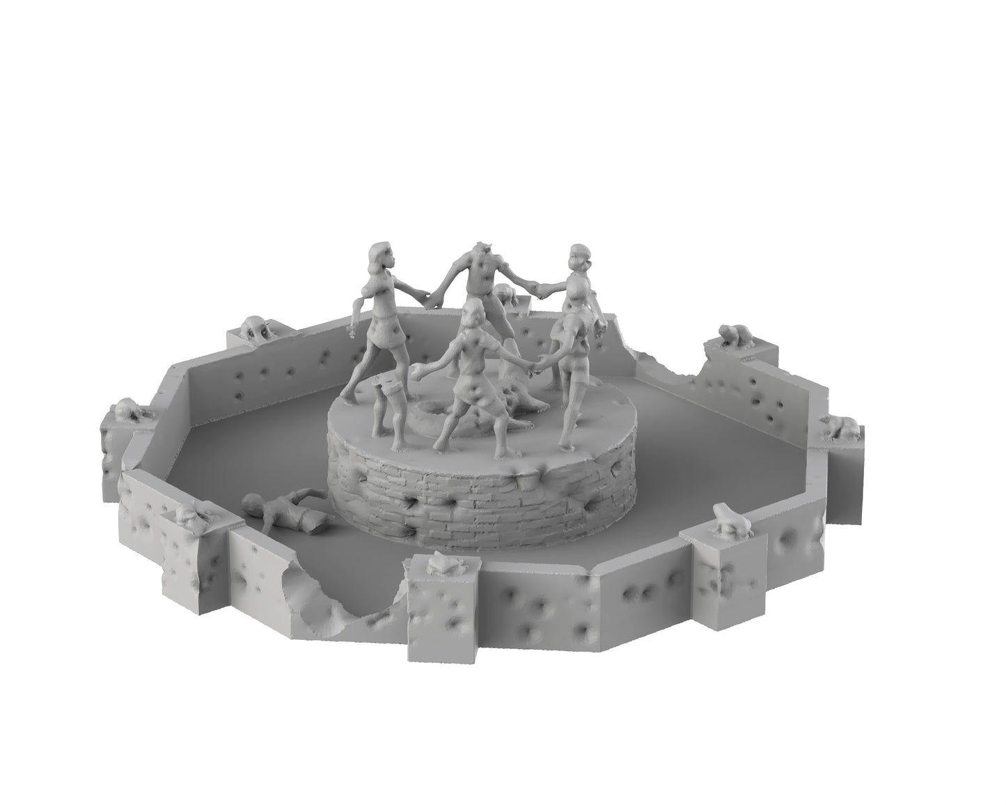 Fontaine Barmelei Stalingrad en Ruines - 40-WWIIED01