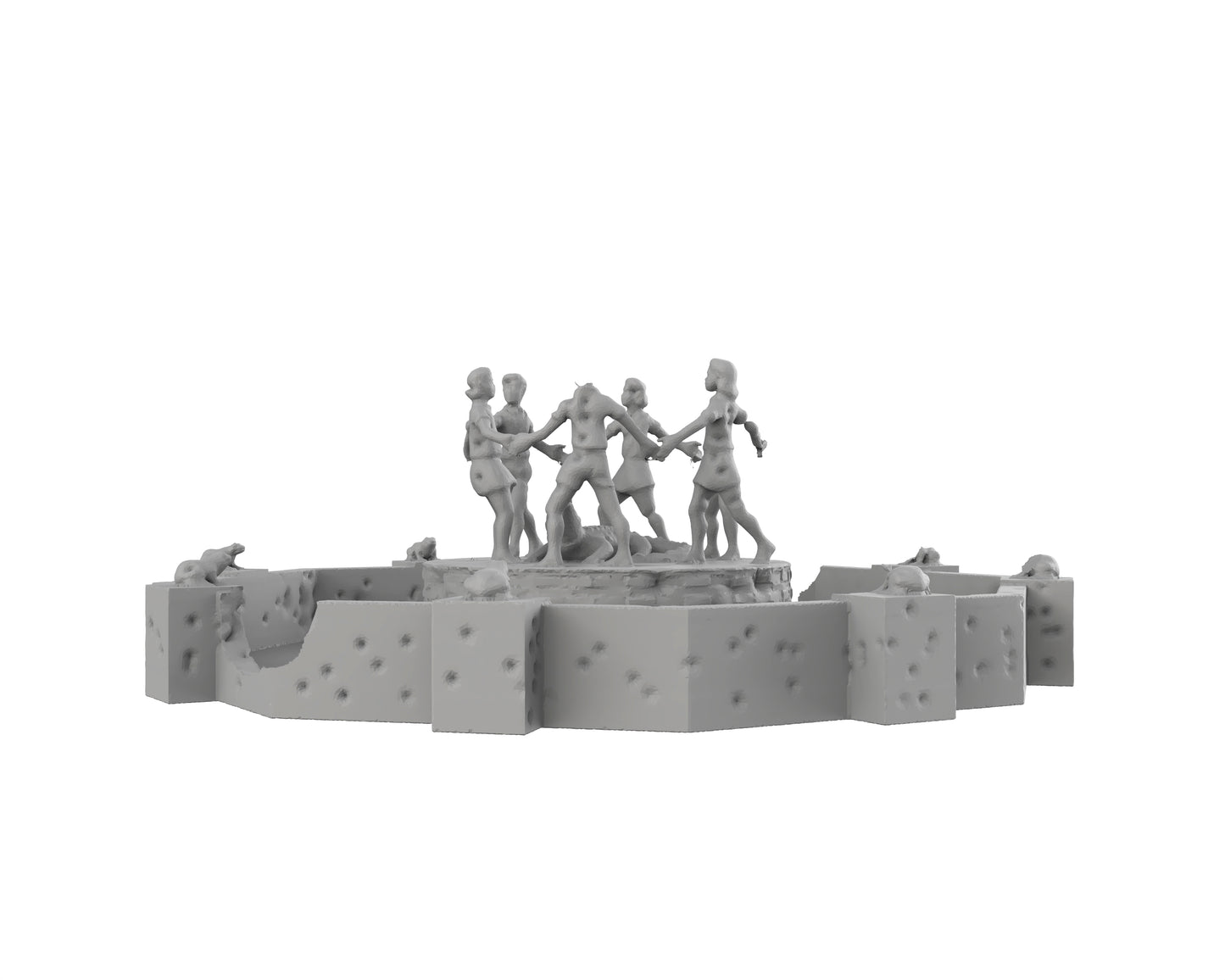 Fontaine Barmelei Stalingrad en Ruines - 40-WWIIED01