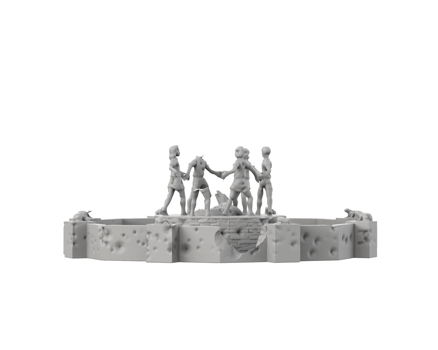 Fontaine Barmelei Stalingrad en Ruines - 40-WWIIED01