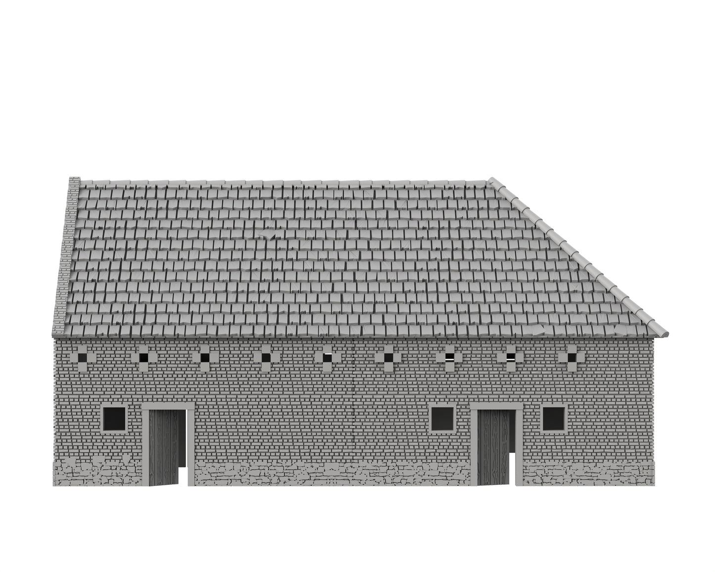 L-shaped barn (bricks) - Nap01