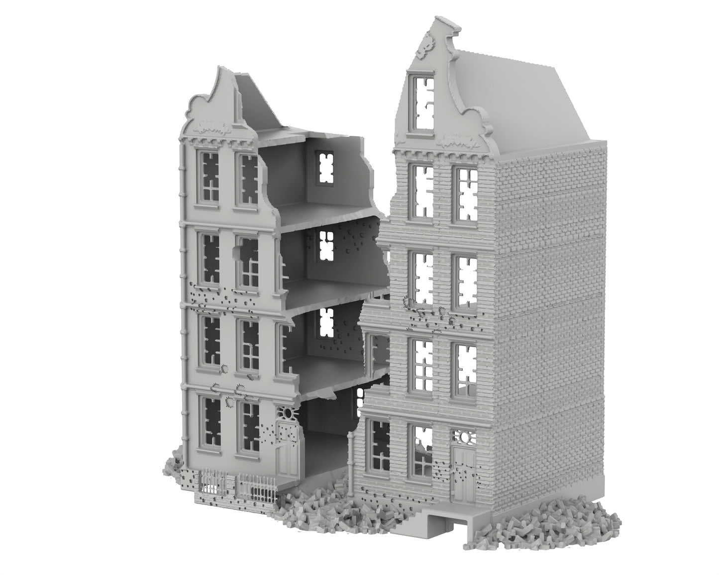 Immeubles hollandais détruits - 42-WWIIED05