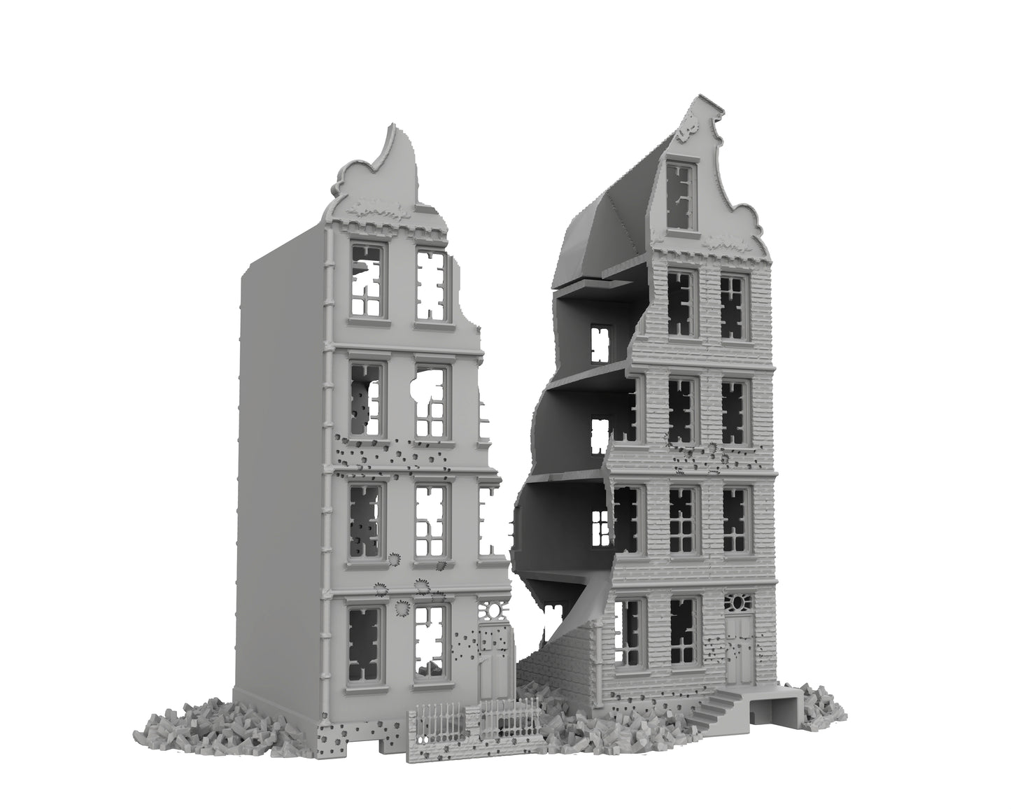 Immeubles hollandais détruits - 42-WWIIED05