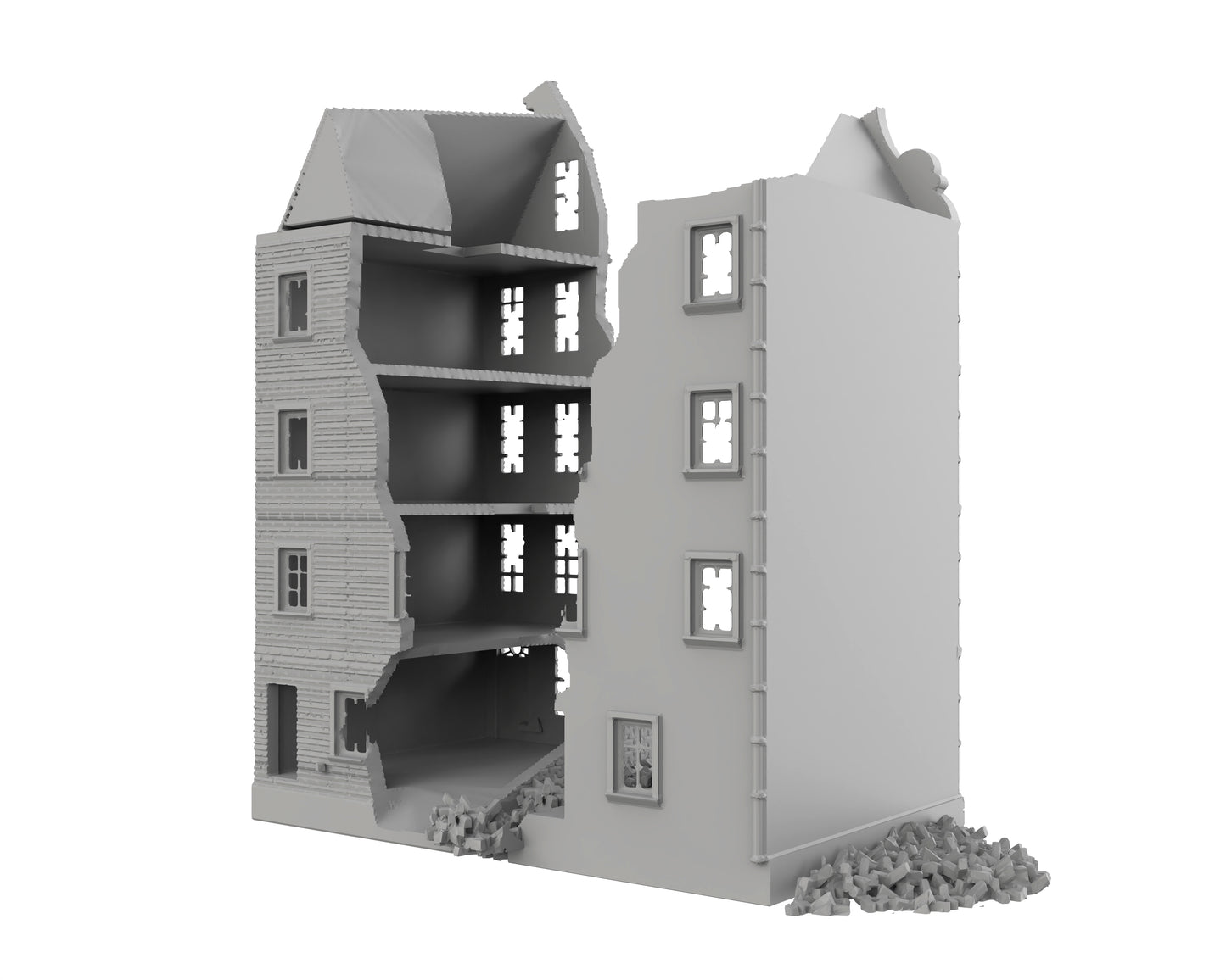 Immeubles hollandais détruits - 42-WWIIED05