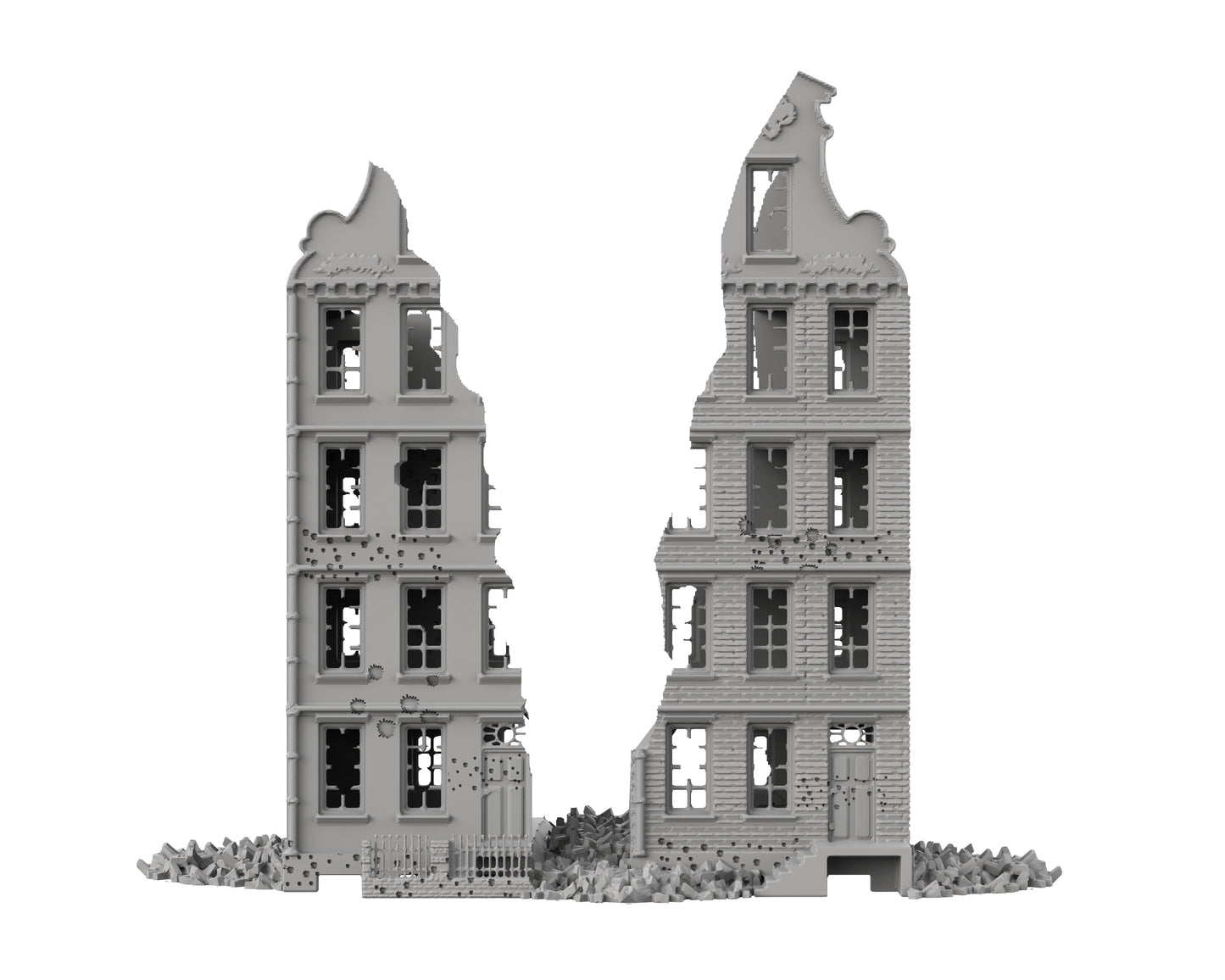 Immeubles hollandais détruits - 42-WWIIED05