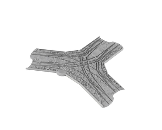 Route de Campagne Croisement en Y - 08-RTECPG