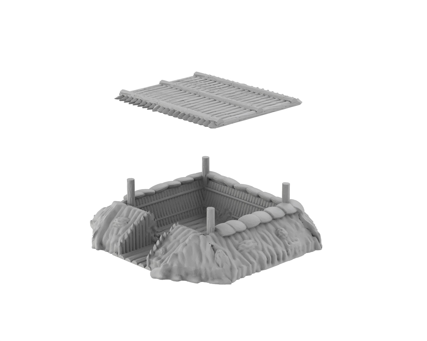 Bunker en bois - 01-WWIIED07