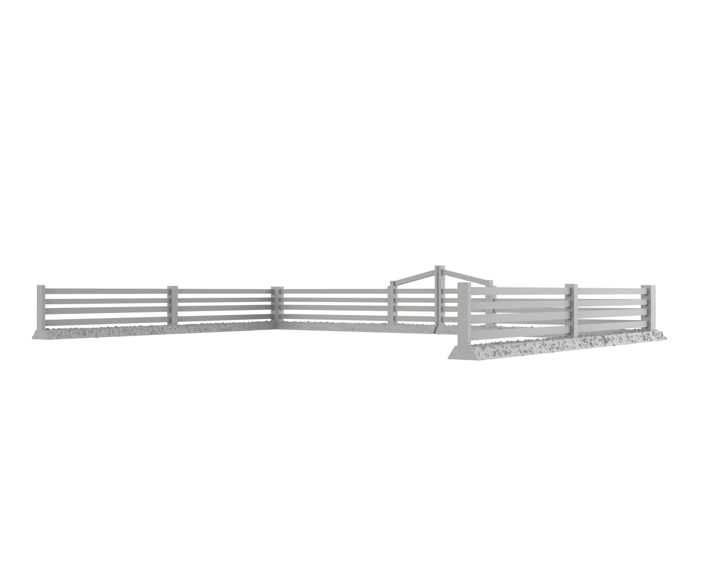 Cloture en bois Type B - 17-USAED01