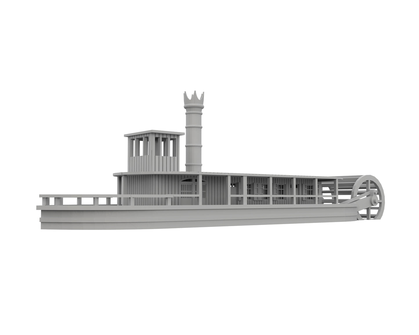 Bateau à roue à aubes Modèle C - 23-USAED01