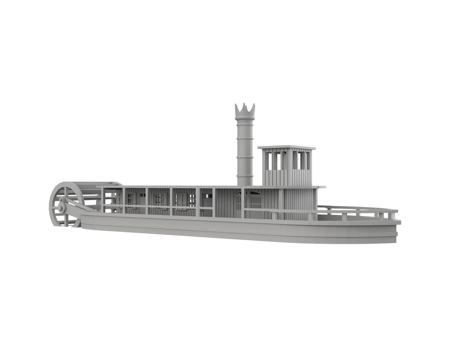 Bateau à roue à aubes Modèle C - 23-USAED01