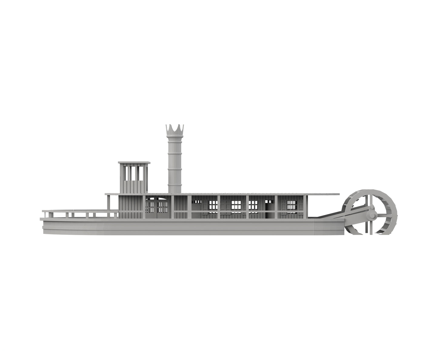 Bateau à roue à aubes Modèle C - 23-USAED01