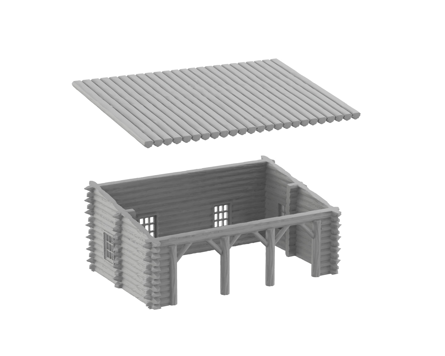 Stables - US Frontier Fort - 21-USAED02