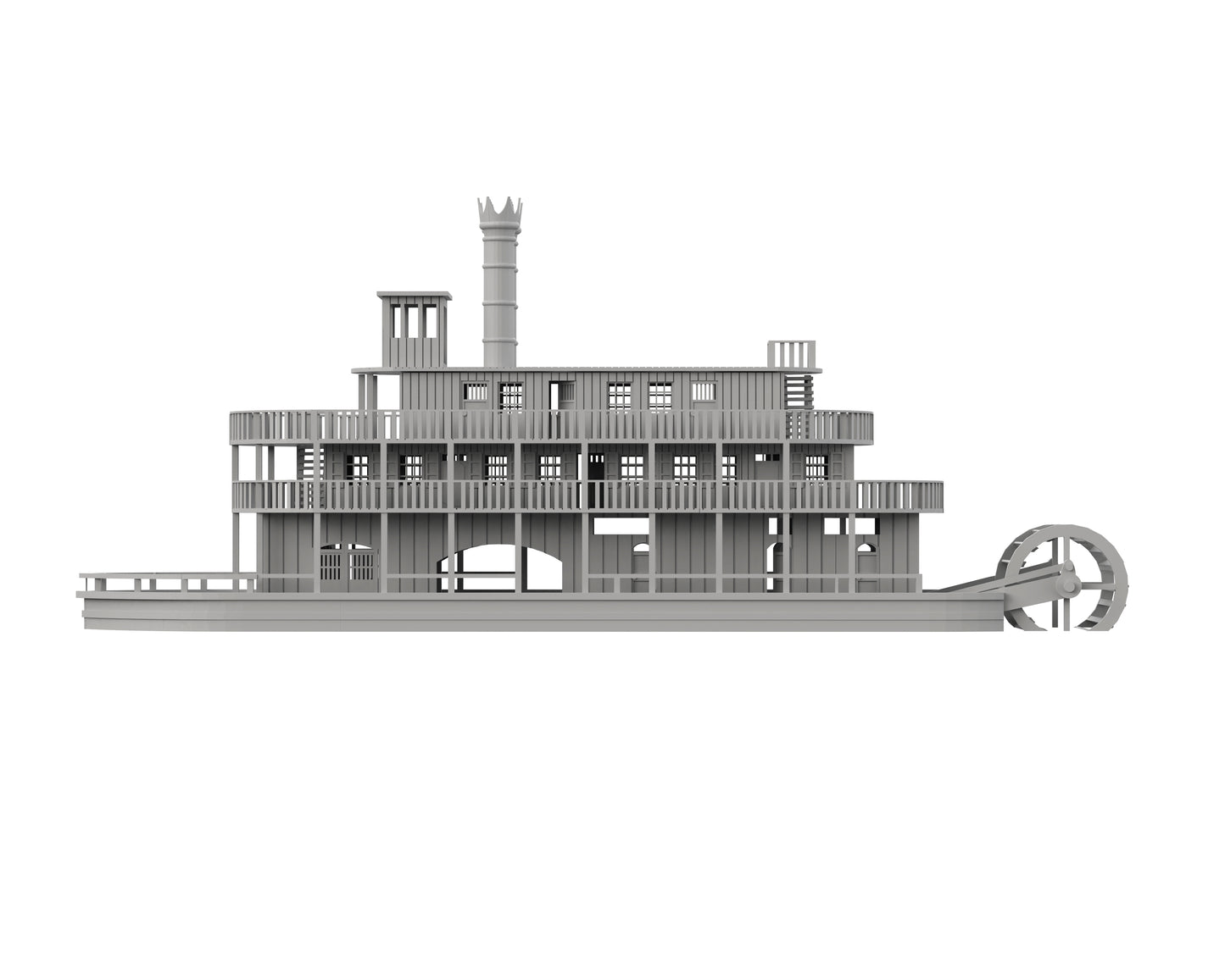 Bateau à roue à aubes Modèle A - 21-USAED01