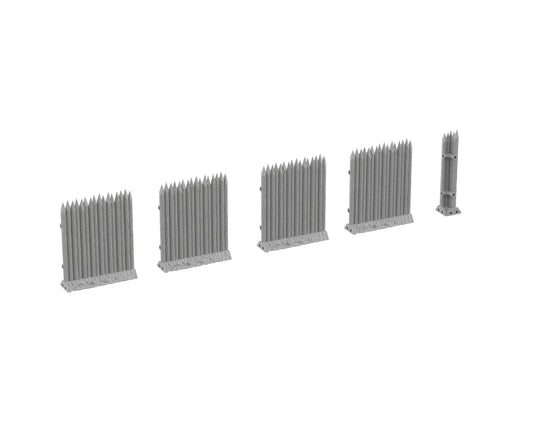 Wooden Palisade - US Frontier Fort - 23-USAED02