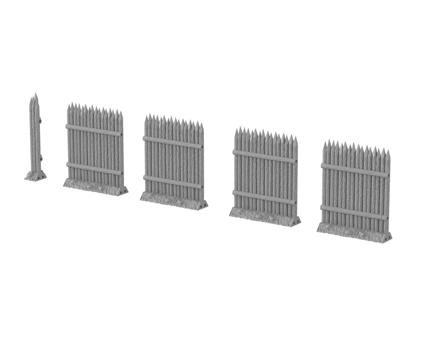 Wooden Palisade - US Frontier Fort - 23-USAED02