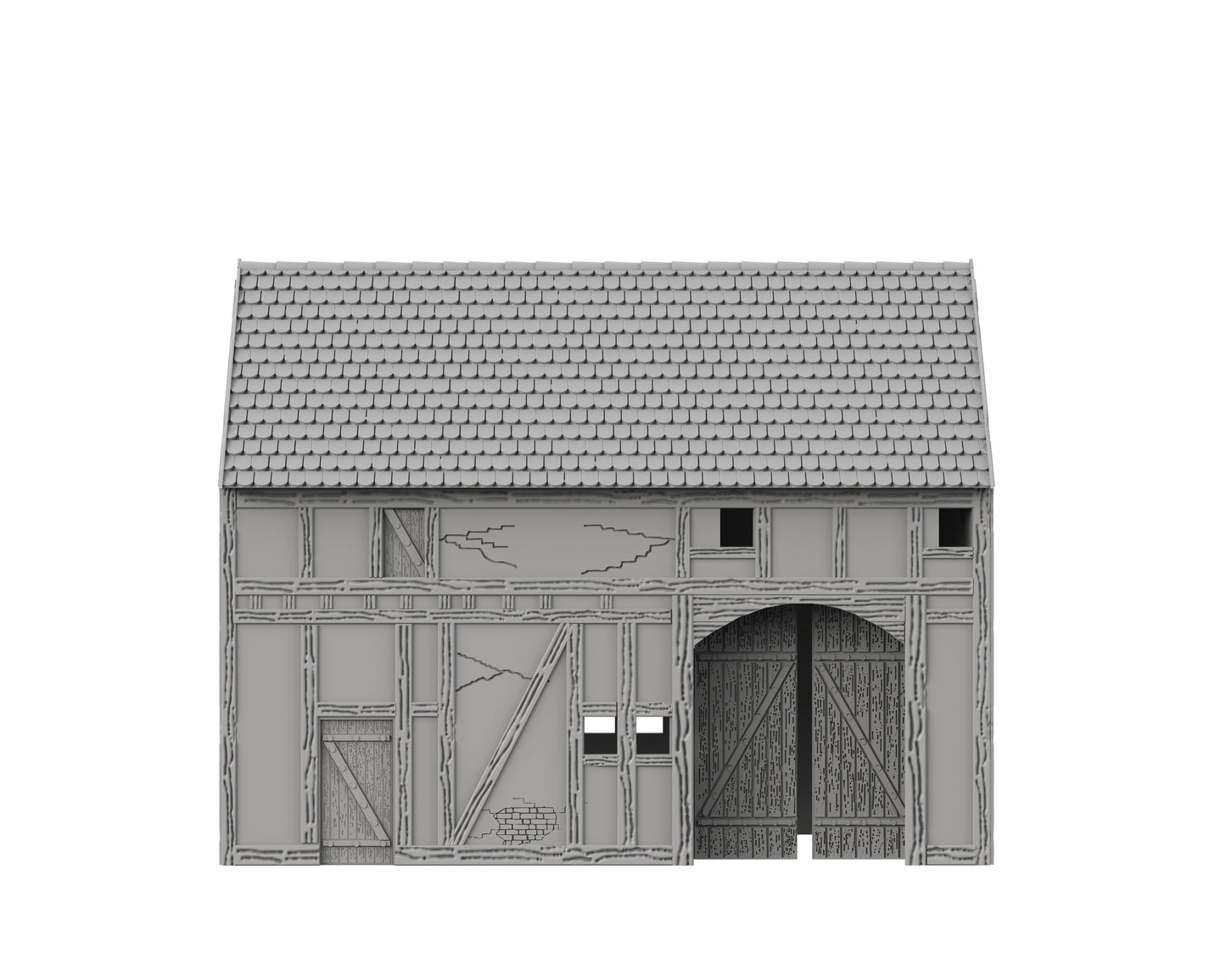 Half-timbered barn - Nap01