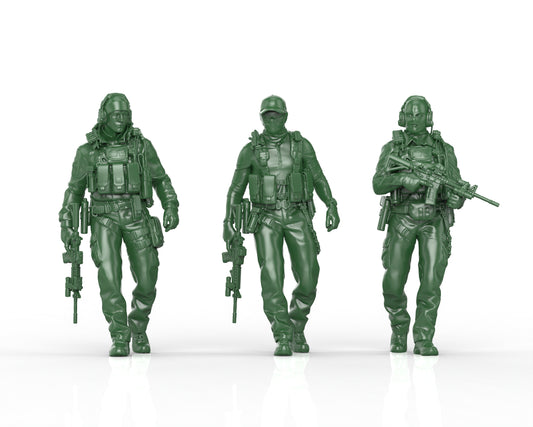Operators Walking Set 01 (3 figurines) - GOMW-011