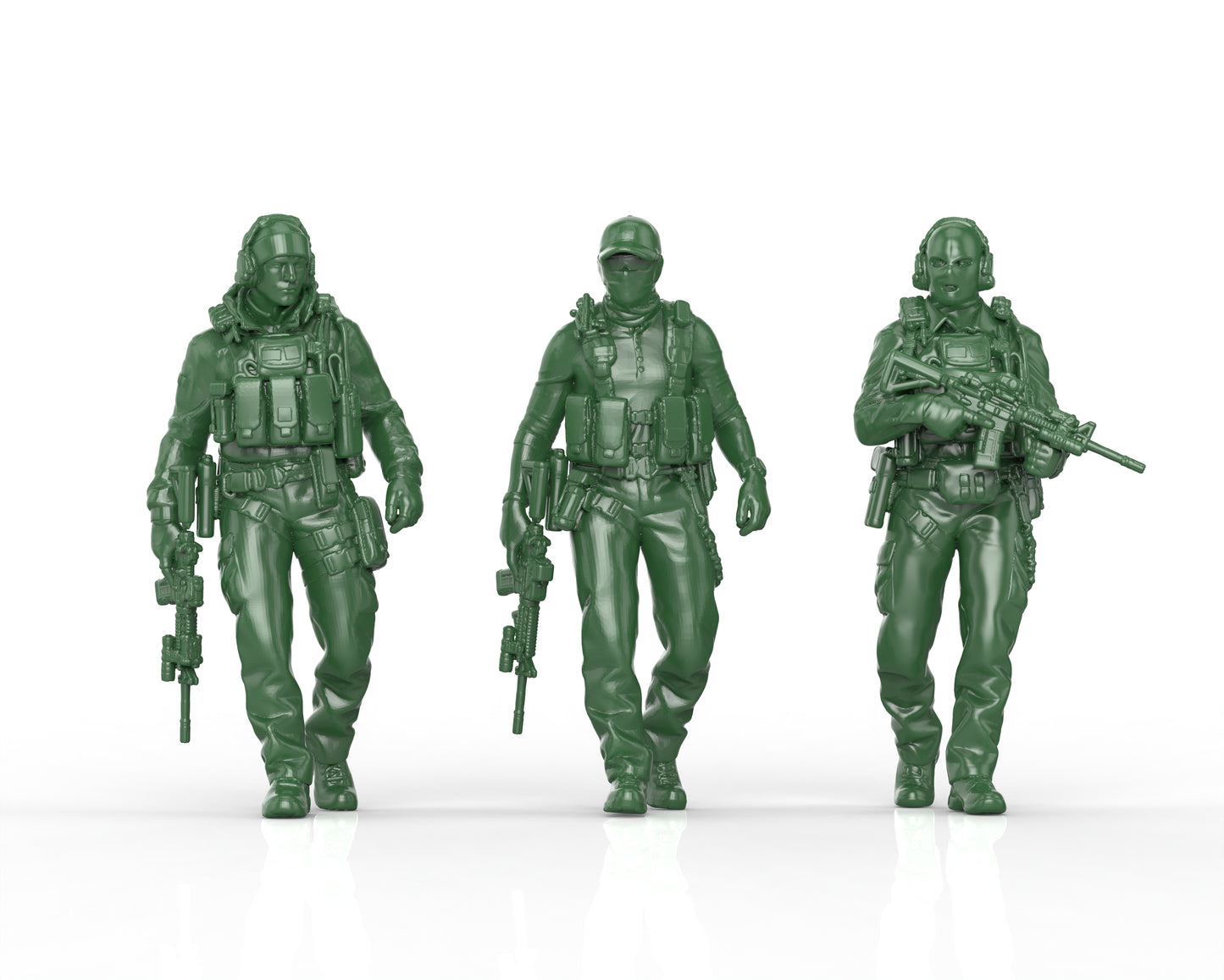 Operators Walking Set 02 (3 figurines) - GOMW-012