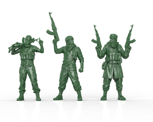 Insurgents Celebrating (3 figurines) - GOMW-022