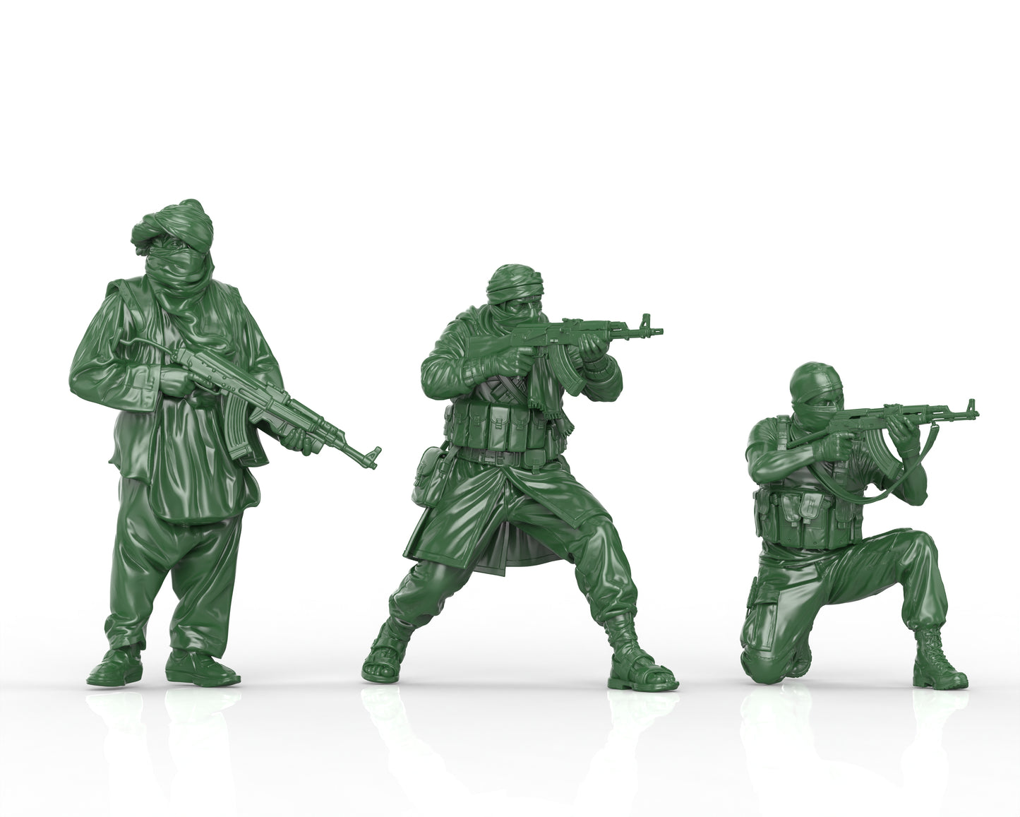 Insurgents With AK Set 01 (3 figurines) - GOMW-024