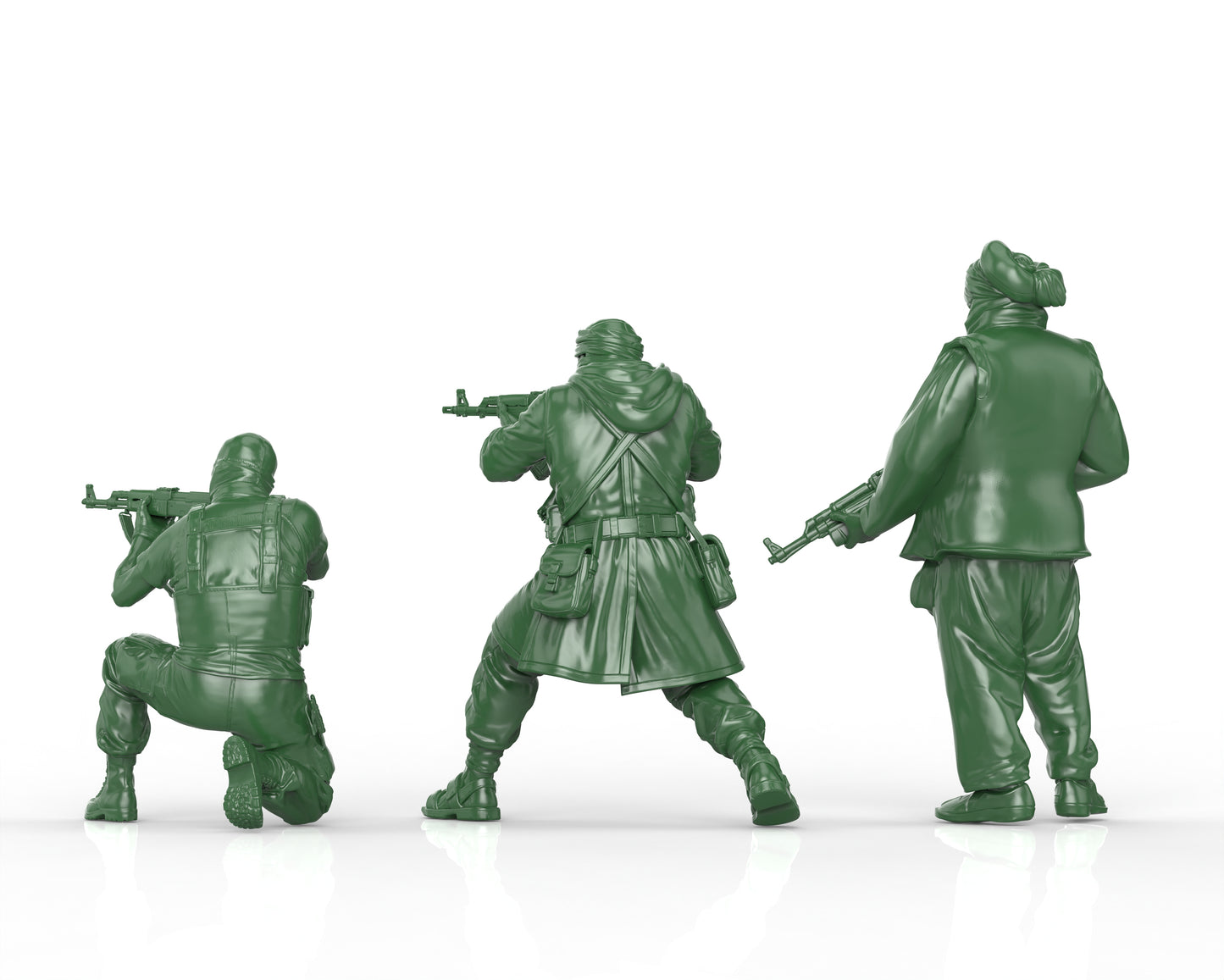 Insurgents With AK Set 01 (3 figurines) - GOMW-024