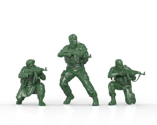 Insurgents With AK Set 03 (3 figurines) - GOMW-026
